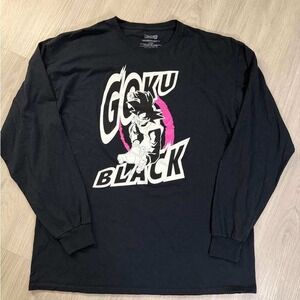 Dragon Ball Z Goku Black Long Sleeve T Shirt Anime Manga Mens X Large